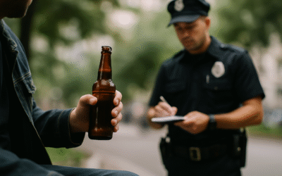 Jaki mandat grozi za picie alkoholu w miejscu publicznym